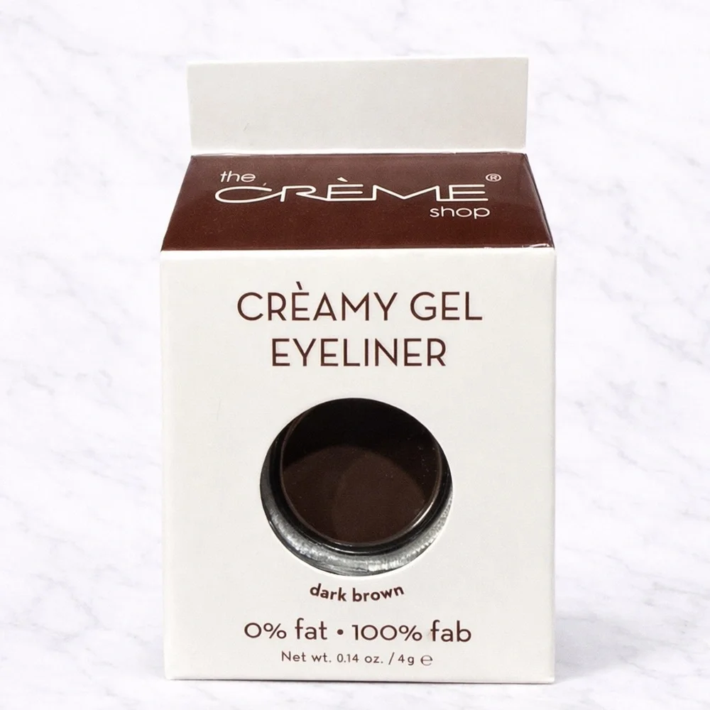 The Crème Shop Creamy Gel Eyeliner Dark Brown NIB